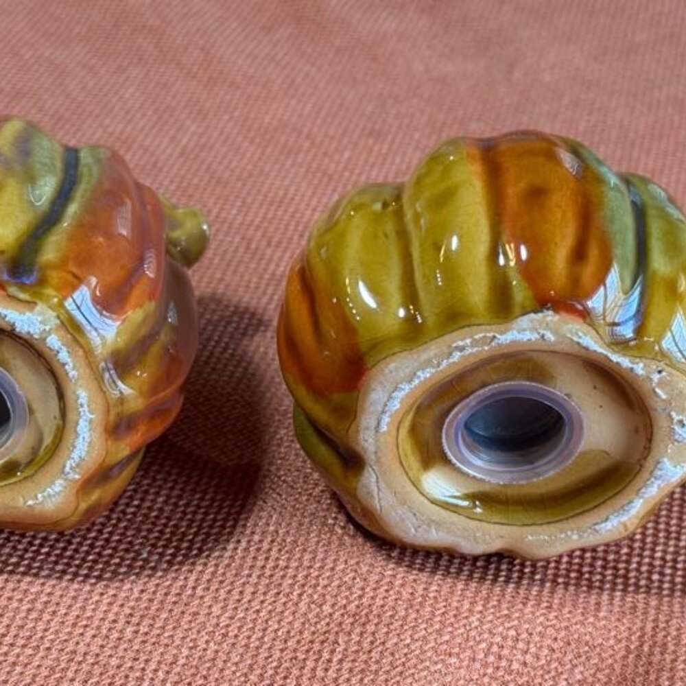 Multi-colored Pumpkin Salt and Pepper Shakers - Picture 5 of 7